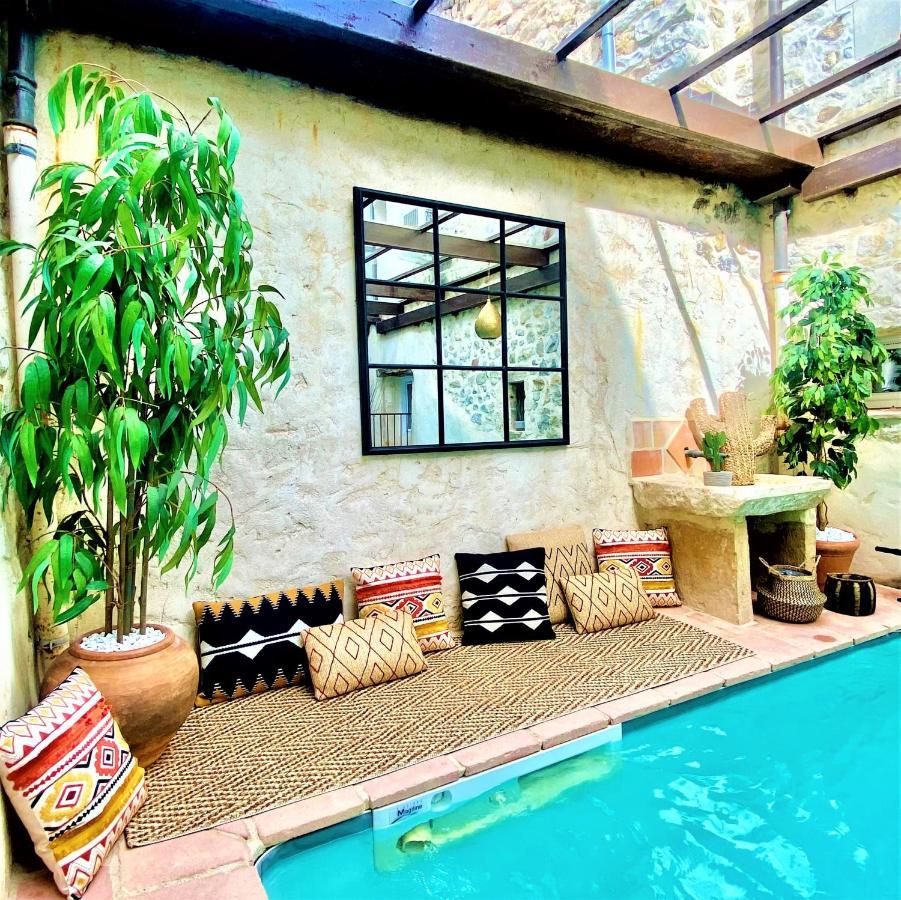 Gite De Groupe 9Ch Ou 3 Gites Independants De 3Ch - Patio Et Piscine Interieure Chauffee Toute L'Annee Vallon-Pont-dʼArc 외부 사진