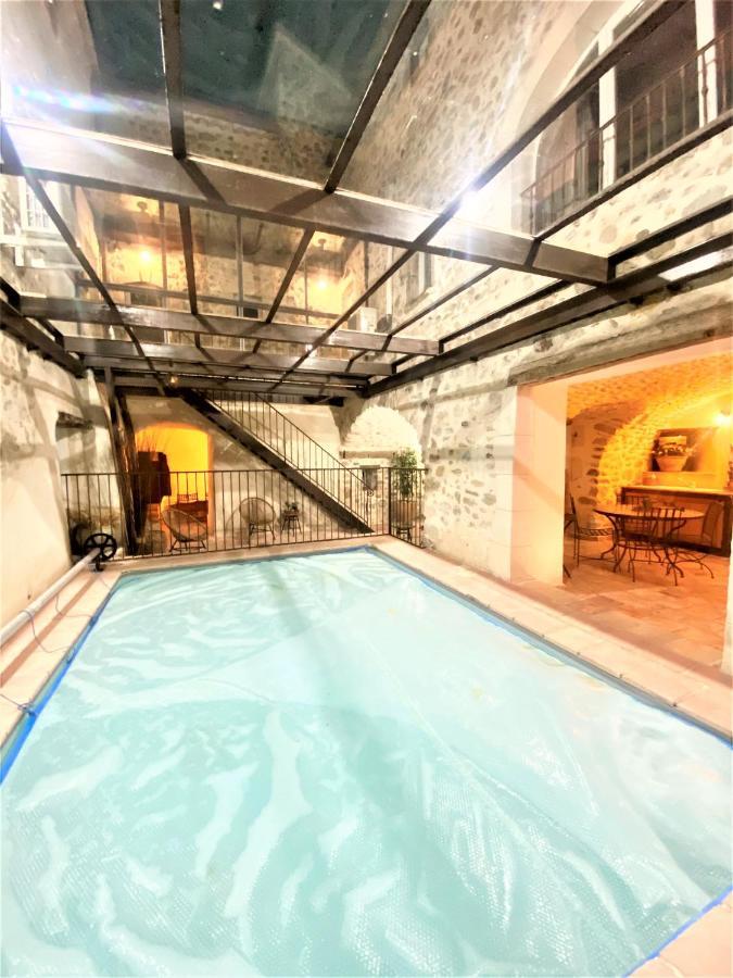 Gite De Groupe 9Ch Ou 3 Gites Independants De 3Ch - Patio Et Piscine Interieure Chauffee Toute L'Annee Vallon-Pont-dʼArc 외부 사진