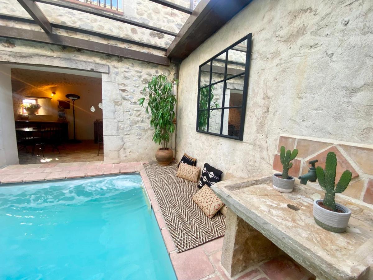 Gite De Groupe 9Ch Ou 3 Gites Independants De 3Ch - Patio Et Piscine Interieure Chauffee Toute L'Annee Vallon-Pont-dʼArc 외부 사진