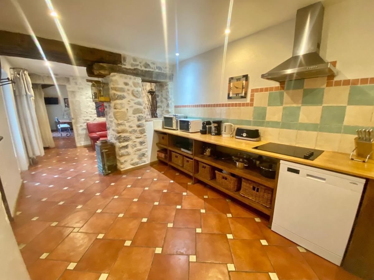 Gite De Groupe 9Ch Ou 3 Gites Independants De 3Ch - Patio Et Piscine Interieure Chauffee Toute L'Annee Vallon-Pont-dʼArc 외부 사진