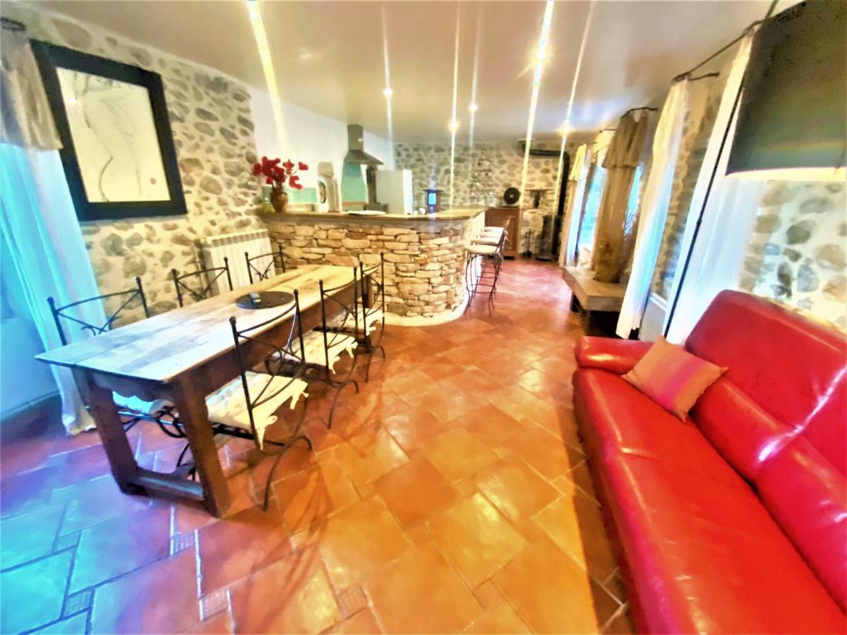 Gite De Groupe 9Ch Ou 3 Gites Independants De 3Ch - Patio Et Piscine Interieure Chauffee Toute L'Annee Vallon-Pont-dʼArc 외부 사진