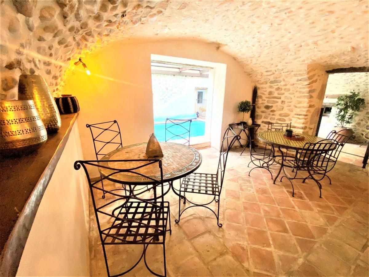 Gite De Groupe 9Ch Ou 3 Gites Independants De 3Ch - Patio Et Piscine Interieure Chauffee Toute L'Annee Vallon-Pont-dʼArc 외부 사진