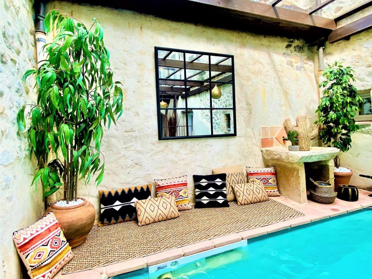 Gite De Groupe 9Ch Ou 3 Gites Independants De 3Ch - Patio Et Piscine Interieure Chauffee Toute L'Annee Vallon-Pont-dʼArc 외부 사진