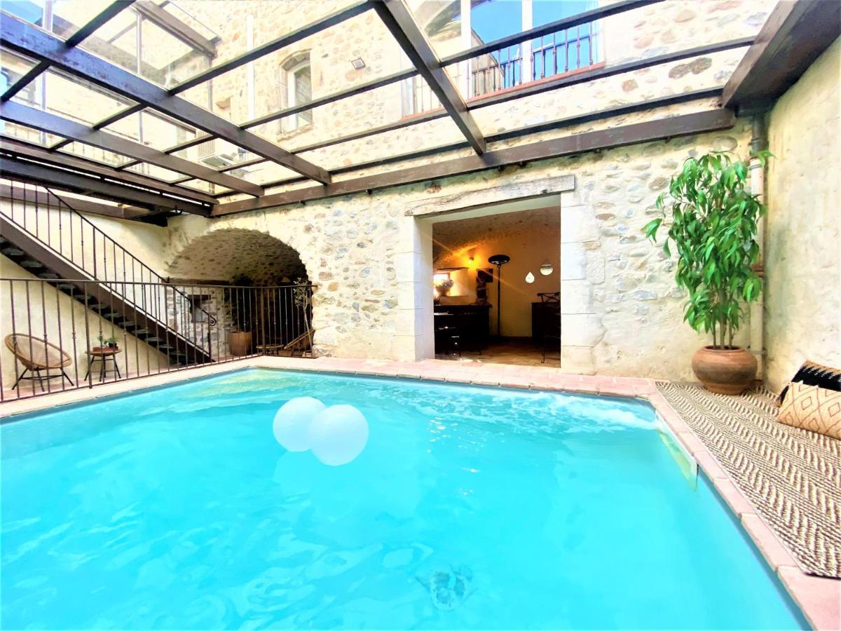 Gite De Groupe 9Ch Ou 3 Gites Independants De 3Ch - Patio Et Piscine Interieure Chauffee Toute L'Annee Vallon-Pont-dʼArc 외부 사진