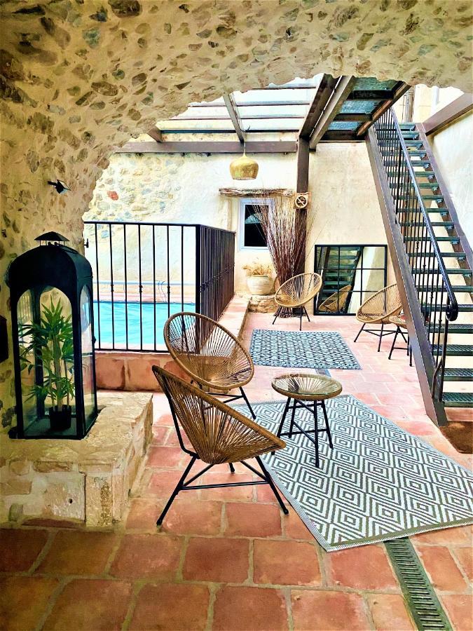 Gite De Groupe 9Ch Ou 3 Gites Independants De 3Ch - Patio Et Piscine Interieure Chauffee Toute L'Annee Vallon-Pont-dʼArc 외부 사진